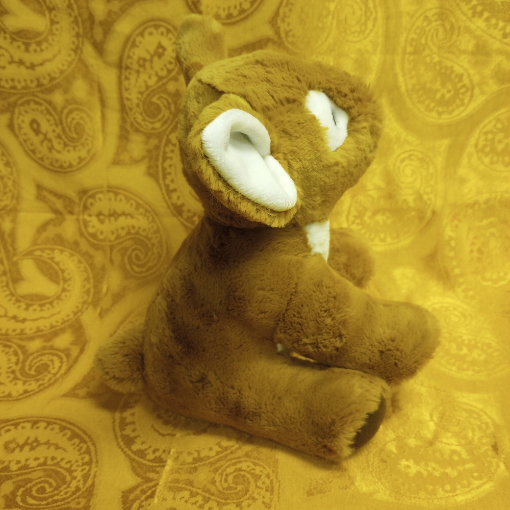 NWOT 2021 Super Soft Baby Plush Toy Brown Sitting Deer 10" - Picture 4 of 8